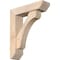 Ekena Millwork Legacy Slat Smooth Bracket w/ Offset Brace, Douglas Fir, 5 1/2"W x 20"D x 24"H BKT0604X20X24LEC06SDF - alternate 1